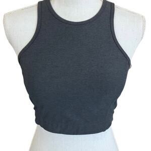 Outdoor Voices Slate Gray Racerback Sports Bra Tank Top Medium